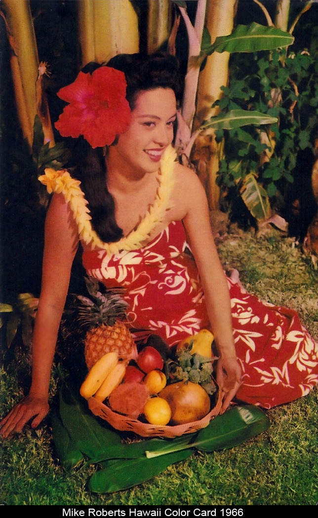 fuckyeahtiki:  Scanned Postcard from 1966. &ldquo;In Hawaii the warm, desirable