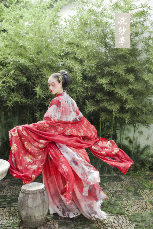 changan-moon:Traditional Chinese hanfu by 浣纱亭汉服