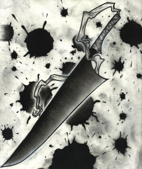 Zangetsu - Done in Charcoal. For sale as a print!