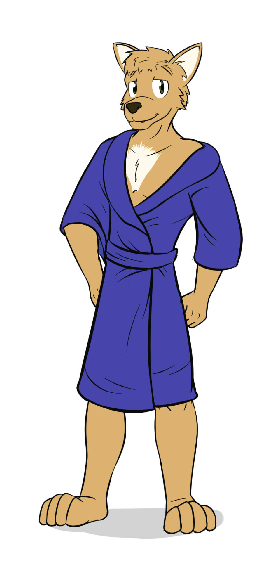 Raffle Request 2 - Anthro CorgiFolks seemed to like the simple standing pose, so