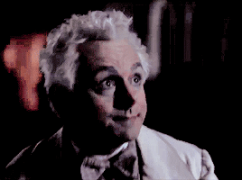 Aziraphale Being Cute And Adorable