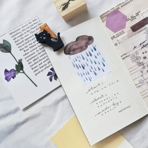 applefroyo: a notebook where I would keep my memories instagram: applefroyo