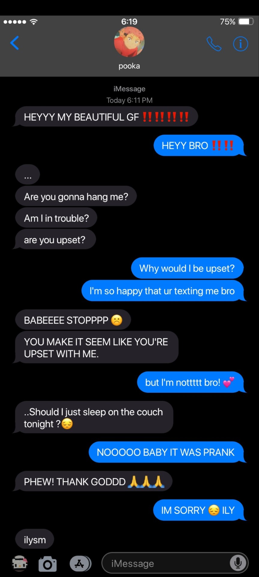 Random Texts With Yuji Itadori!