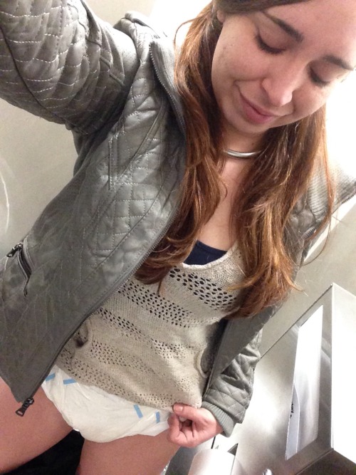 Porn Pics badlilblubunny:  Wet diapers while traveling