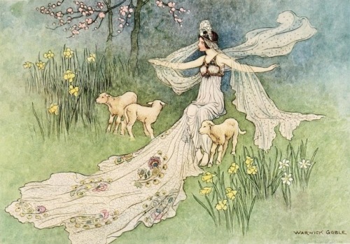 cair–paravel:Warwick Goble, illustration for The Fairy Book by Dinah Craik, 1913.