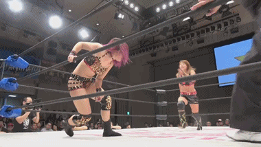 twitchandmoan: HZK (Reo Hazuki) and Io Shirai.  www.grappletube.com/  - biggest FREE fighting