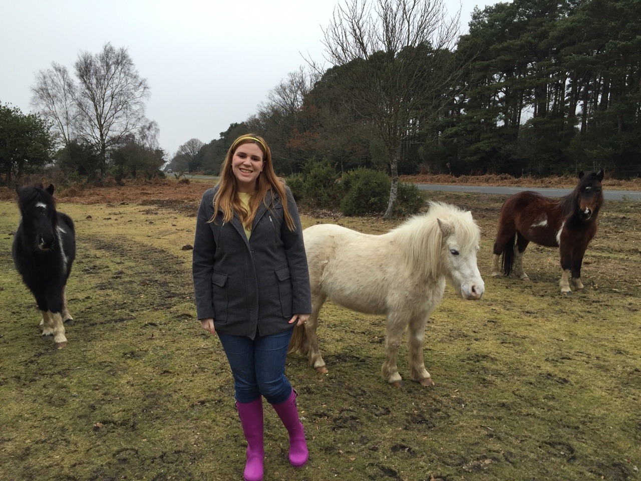 alexinspankingland:  New friends in New Forest today!