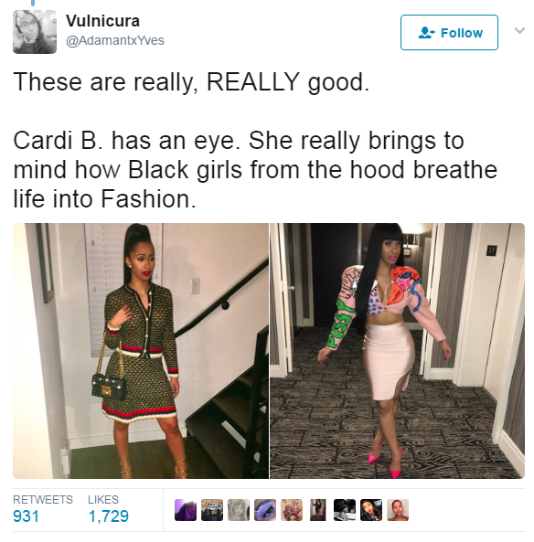 hustleinatrap:   Belcalis, mostly known as Cardi B (adapted from Bacardi) started