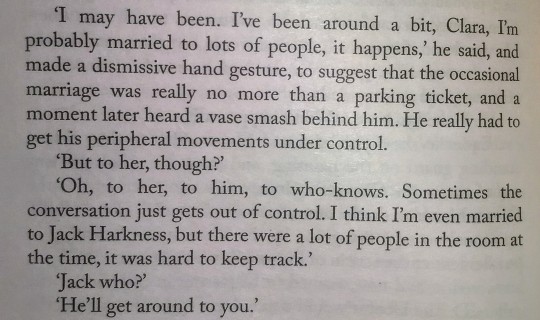 misstylersmith:  scriptscribbles:  Just popping back to report that the Doctor married Jack Harkness I bet rose was there recording the whole thing 