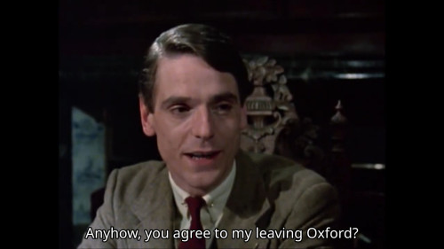 Who does this grown man in his thirties think he’s fooling?~ Brideshead Revisited, Part IV: &a