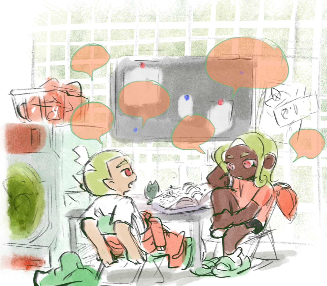 salmon run with friend