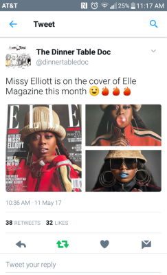 blackmodel: sale-aholic: Missy Elliot is on the cover of ELLE Magazine!!!  WHER IS THE ALBUM MOTHER 