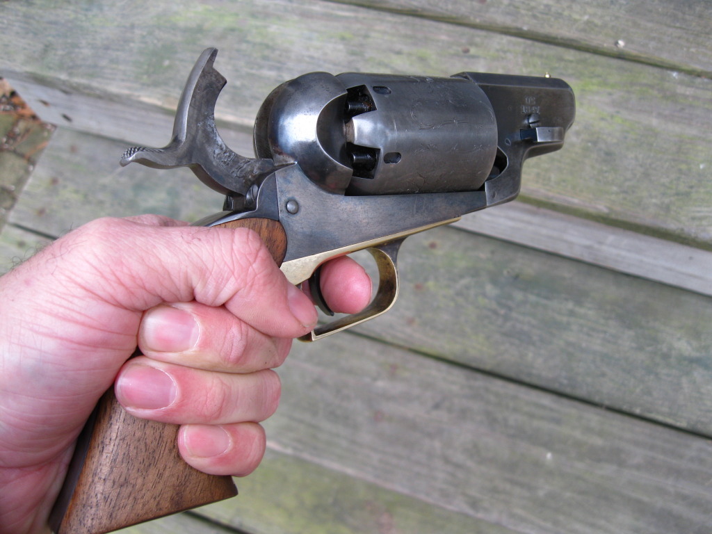 titovka-and-bergmutzen:  1847 Walker Colt given the “Avenging Angel” treatment.