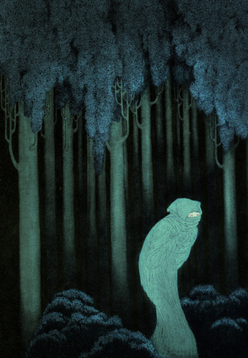 nobrashfestivity: Sidney Herbert Sime  Hish (from Lord Dunsany’s Gods of Pegana) 1911 mor