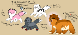 sianiithesillywolf:The evolution of Kyoko, and his transition to a bear in just a few months. I loved all of his sonas, but the bear is my favorite ♥x3 