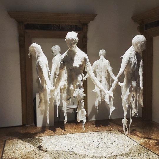 talesfromweirdland:  Plastic bag sculpture by Pakistani artist, Khalil Chishtee. 