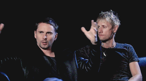 hyper-muse-music:MUSE | Interview 2016 (click on the gifs for Dom’s inner thoughts)