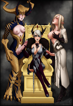 futanariobsession:  Game of Thrones by WickedJ See more shemale and futanari hentai at Futanari Obsession 