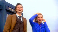 lastbluetardis: The Doctor and Rose in New