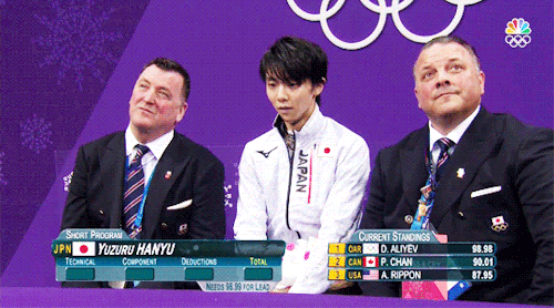 chatnoirs-baton: Yuzuru Hanyu makes 111.68 in the Men’s Short Program @ the 2018  Pyeongchang Winter Olympics 