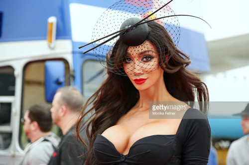 Yasmine Petty Arriving in ‪#‎Vienna‬ for the Life Ball on Austrian Airlines Private Chartered Pl