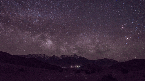 gornergrat:Summer stars rising over the AbsarokasParadise Valley, Montana