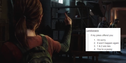 lyriumpenis-deactivated20160501:  Ellie + text posts part 1 / ?? 