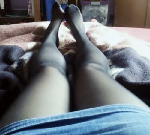 rosenudelegs:It’s getting nippy, time for some warmer tights and a blanket <3