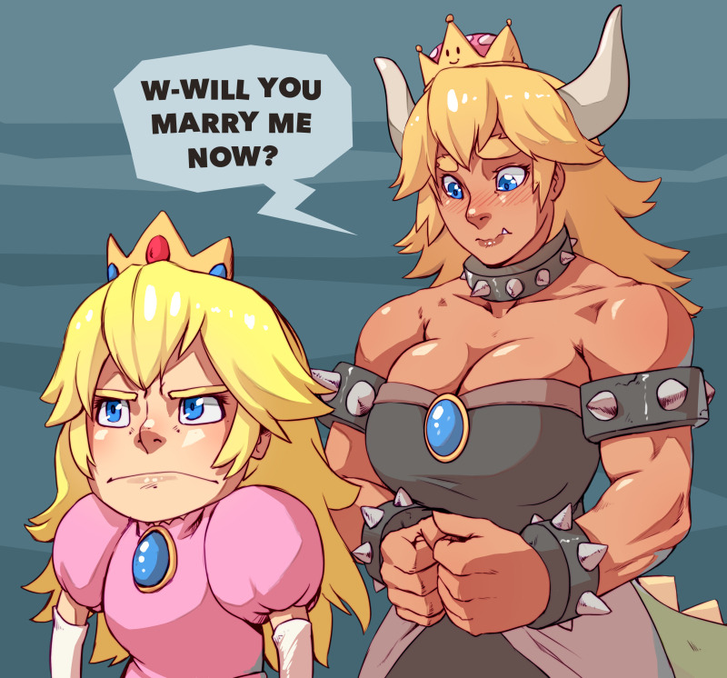 whistlefrog: Seen a lot of people complaining about artists drawing Bowsette as a