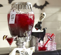 charleyandthediamonds:  thecakebar:  Vampire Drink Dispenser from Pottery Barn pottery barn why r u being so awesome?!  Fuck just for halloween. I want this for everyday life. 