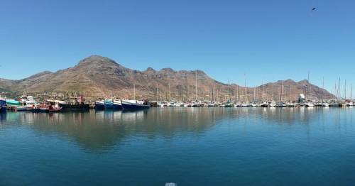 Hout Bay, you win everything. #harbour #mountain #sea #boats #sky #reflection #holiday #outing #summ