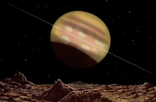 magictransistor:  Chesley Bonestell (1888 – 1986)