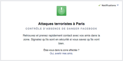 emmaofmisthaven:  facebook started this thing where people whose setting say they live in Paris can check in and it sends a notification to all of their friends saying they are, indeed, safe right now you can check it even if your location setting are