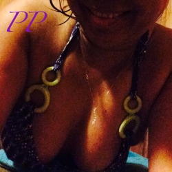 pinayprincessbeauty:  What’s better for Friday fun?  Nice cleavage or a little slippage?😇 TGIF