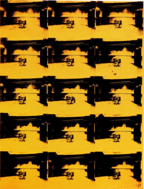 Andy Warhol, Orange Disaster, 1963Acrylic and Silkscreen Enamel on Canvas© 2012 Andy Warhol Fou