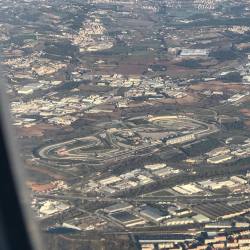 @Circuitdebcncat 😍😍 The View From The ✈️ #Circuitdecatalunya #Cicuitdebarcelona