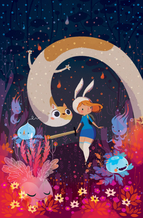 insanelygaming: Fionna and Cake cover Created by Lorena Alvarez Gómez