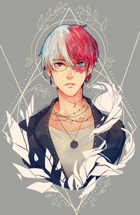 crimson-chains: College Todoroki ^^