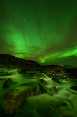 wowtastic-nature:  Green river by  Rune Engebø