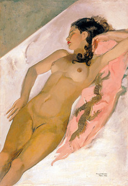 Femalebeautyinart:  Sleeping Woman By Amrita Sher-Gil, 1933 