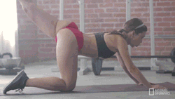 A Babe In Yoga Pants