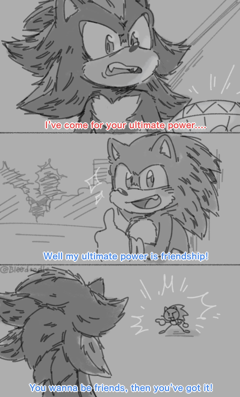 Redraw Of A Redraw From A Long Time Ago! GOD I LOVE MOVIE SHADOW SO MUCH ALREADY LOLLL