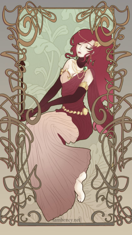 My RWBY Girls (so far, I still have many characters to go through!) in their redone Nouveau dresses 