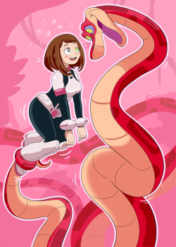 thatredsnakeguy:  Uraraka’s quirk made