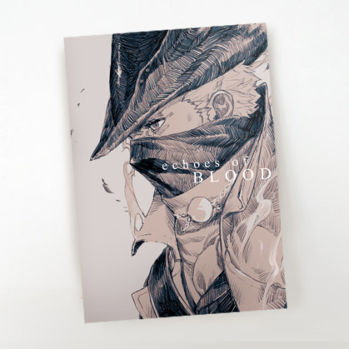 fayren:  The textless cover and cover mockup for ECHOES of BLOOD. <3 Thank you all for the incredible support and interest for the zine. It sold out for a few moments yesterday until I noticed and re-listed, so for anyone who thought they missed out,