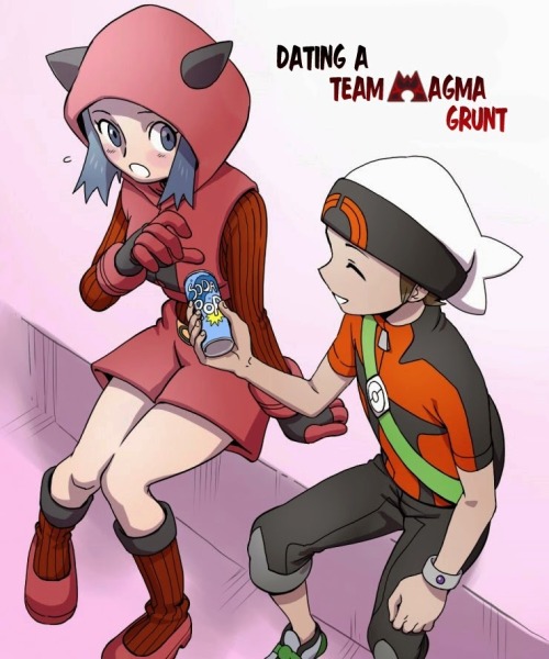 Porn photo reasons-i-get-up:Dating a Team Magma Grunt (alt