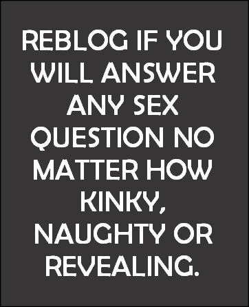 harleynjoker:  frenchkinkcouple:  arctic-couple:  kinkycouple572:  shadedone:  thesexiestpicsandgifs:  Im always happy to do this!  Yep!  Anything!  Oh yes  Will do ;)  Go ahead, ask