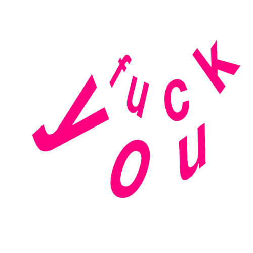 arse-thetic: fuck you