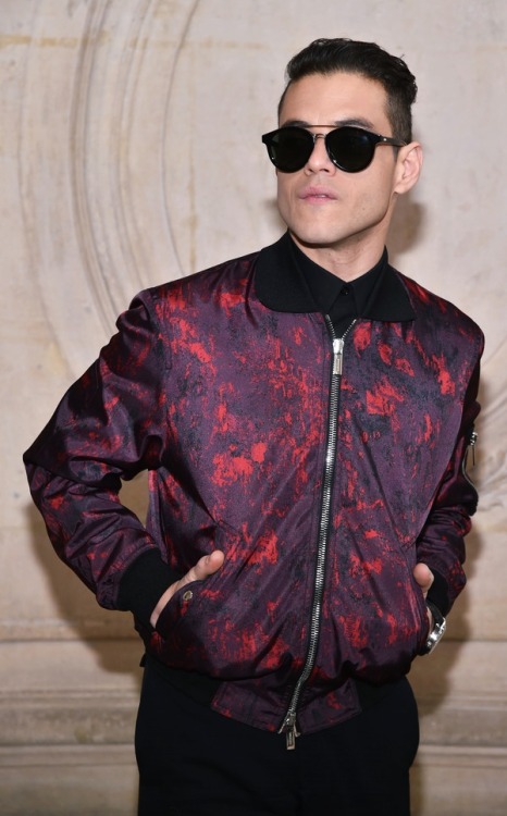 vispreeve:Rami Malek | Christian Dior Haute Couture Spring 2017 Show