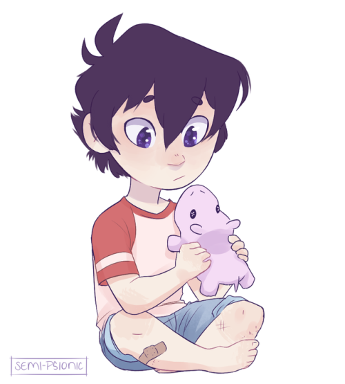 semi-psionic: keith gets a plushie from his momma  sorry but the fact that keith’s favori